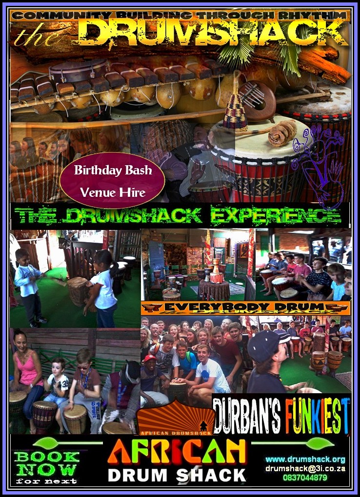 DRUMSHACK  EXPERIENCE BIRTHDAY BASH DRUMMING